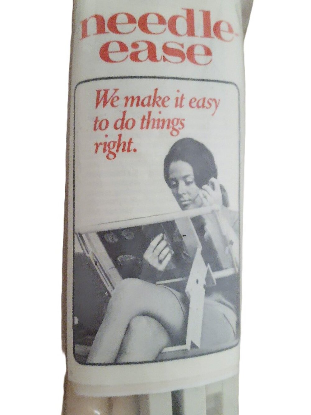 Needle ease a wood easel for doing needle crafts